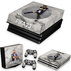 KIT PS4 Pro Skin e Capa Anti Poeira - FIFA 23