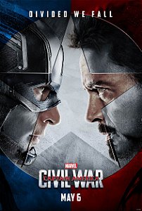Poster Capitão América Guerra Civil A