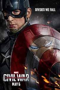 Poster Capitão América Guerra Civil H