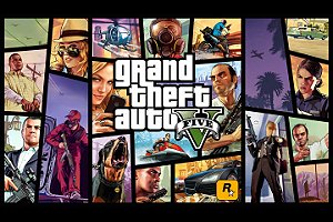 Poster Grand Theft Auto V Gta 5 B
