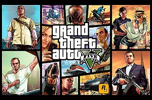 Poster Grand Theft Auto V Gta 5 C