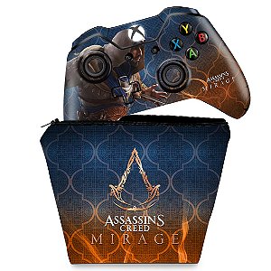 KIT Capa Case e Skin Xbox One Fat Controle - Assassin's Creed Mirage