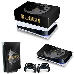 KIT PS5 Capa Anti Poeira e Skin - Final Fantasy XV Bundle