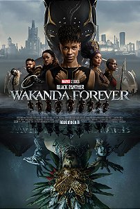 Poster Pantera Negra Wakanda Para Sempre A