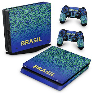 PS4 Slim Skin - Brasil