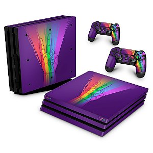 PS4 Pro Skin - Rainbow Colors Colorido