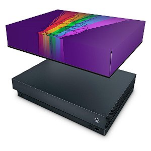 Xbox One X Capa Anti Poeira - Rainbow Colors Colorido