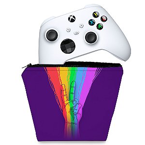 Capa Xbox Series S X Controle - Rainbow Colors Colorido