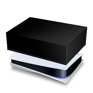 PS5 Fat Capa Anti Poeira - Preta All Black