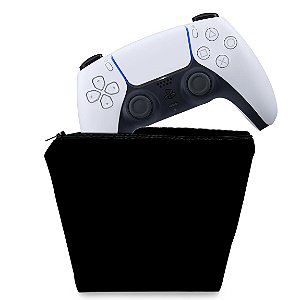 Capa PS5 Controle Case - Preta All Black