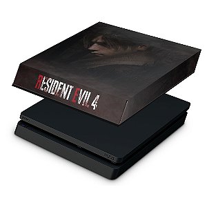 PS4 Slim Capa Anti Poeira - Resident Evil 4 Remake