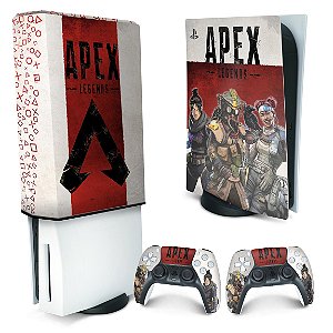 KIT PS5 Skin e Capa Anti Poeira - Apex Legends