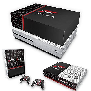 KIT Xbox One S Slim Skin e Capa Anti Poeira - Forza Motorsport