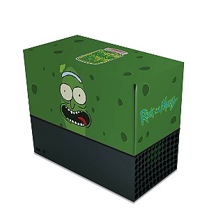 Capa Xbox Series X Anti Poeira - Pickle Rick And Morty