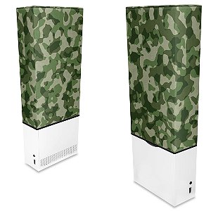 Capa Xbox Series S Anti Poeira - Camuflado Verde