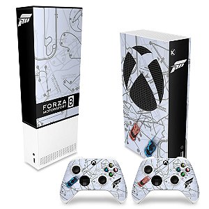 KIT Xbox Series S Capa Anti Poeira e Skin - Forza Motor Sport 8