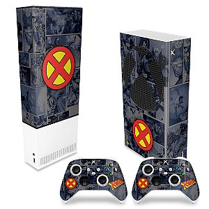 KIT Xbox Series S Capa Anti Poeira e Skin - X-Men Comics