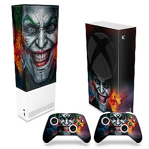 KIT Xbox Series S Capa Anti Poeira e Skin - Coringa Joker