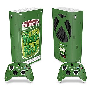 Skin Xbox Series S - Pickle Rick And Morty
