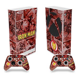 Skin Xbox Series S - Homem De Ferro Comics