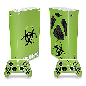 Skin Xbox Series S - Biohazard Radioativo