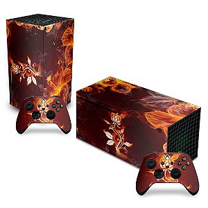 Skin Xbox Series X - Fire Flower
