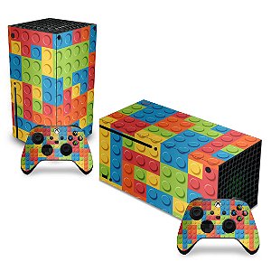 Skin Xbox Series X - Lego Peça