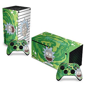 Skin Xbox Series X - Rick And Morty