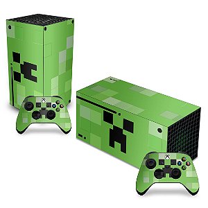 Skin Xbox Series X - Creeper Minecraft