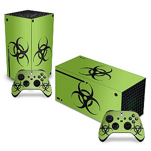 Skin Xbox Series X - Biohazard Radioativo