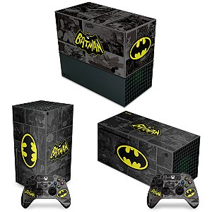 KIT Xbox Series X Capa Anti Poeira e Skin - Batman Comics