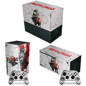 KIT Xbox Series X Capa Anti Poeira e Skin - Metal Gear Solid