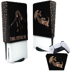 KIT Capa PS5 e Case Controle - Final Fantasy XVI Edition