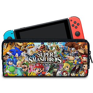 Case Nintendo Switch Bolsa Estojo - Super Smash Bros. Ultimate