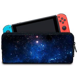 Case Nintendo Switch Bolsa Estojo - Universo Cosmos