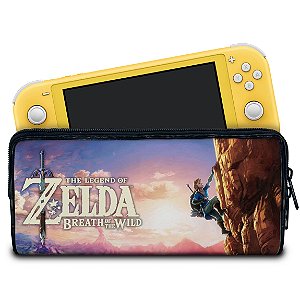 Case Nintendo Switch Lite Bolsa Estojo - Zelda Breath Of The Wild