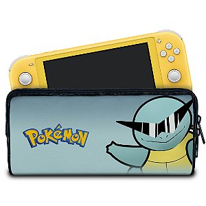 Case Nintendo Switch Lite Bolsa Estojo - Pokémon Squirtle