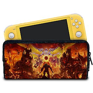 Case Nintendo Switch Lite Bolsa Estojo - Doom