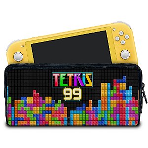 Case Nintendo Switch Lite Bolsa Estojo - Tetris 99