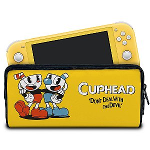 Case Nintendo Switch Lite Bolsa Estojo - Cuphead