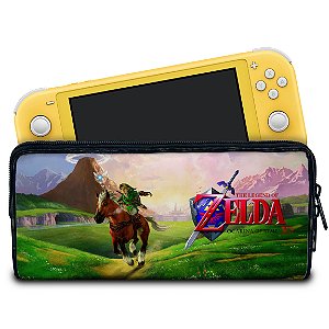 Case Nintendo Switch Lite Bolsa Estojo - Zelda Ocarina Of Time