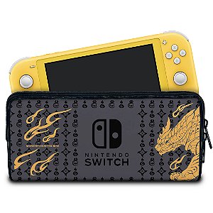 Case Nintendo Switch Lite Bolsa Estojo - Monster Hunter Rise