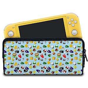 Case Nintendo Switch Lite Bolsa Estojo - Super Mario