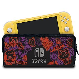 Case Nintendo Switch Lite Bolsa Estojo - Pokémon Scarlet e Violet