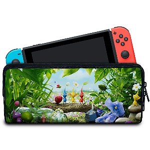 Case Nintendo Switch Bolsa Estojo - Pikmin
