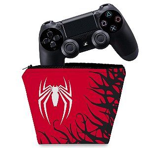 Capa PS4 Controle Case - Spider-Man Homem Aranha 2 Edition