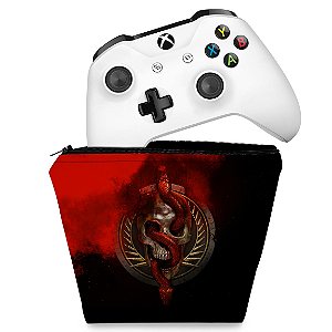 Xbox One Slim Skin - Preto Fosco Mate - Pop Arte Skins