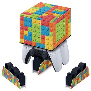 Capa PS5 Base de Carregamento Controle - Lego Peça