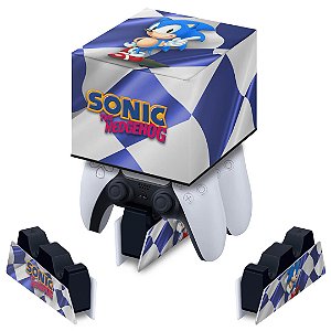 Capa PS5 Base de Carregamento Controle - Sonic