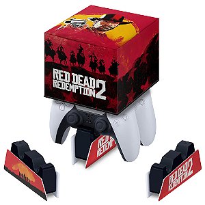 Capa PS5 Base de Carregamento Controle - Red Dead Redemption 2